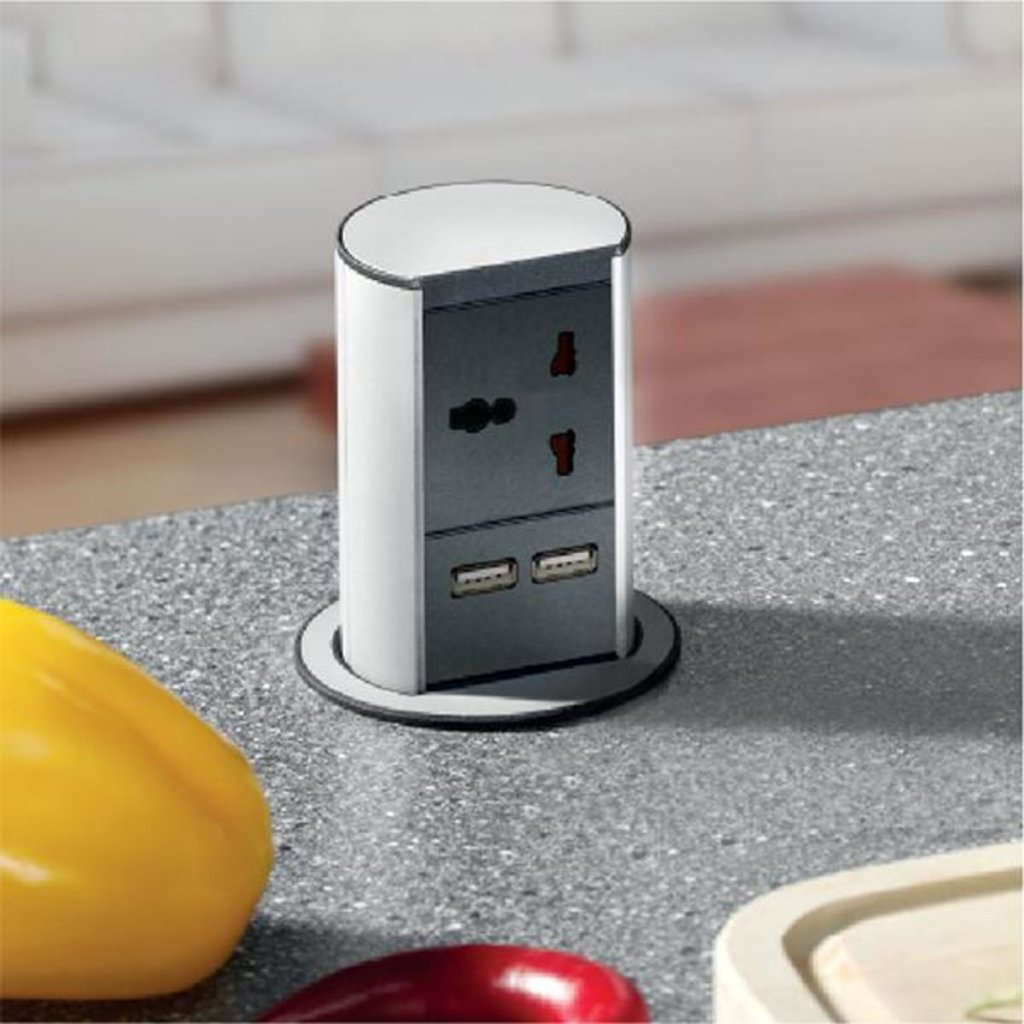 Hafele เต้าเสียบไฟฟ้า Power socket (822.92.071) – โปรปัง