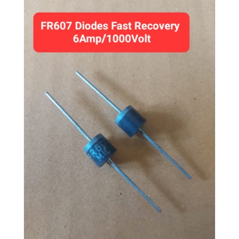 FR607 Diodes Fast Recovery 6Amp/1000Volt(ห่อละ10ตัว)(ราคาห่อละ)