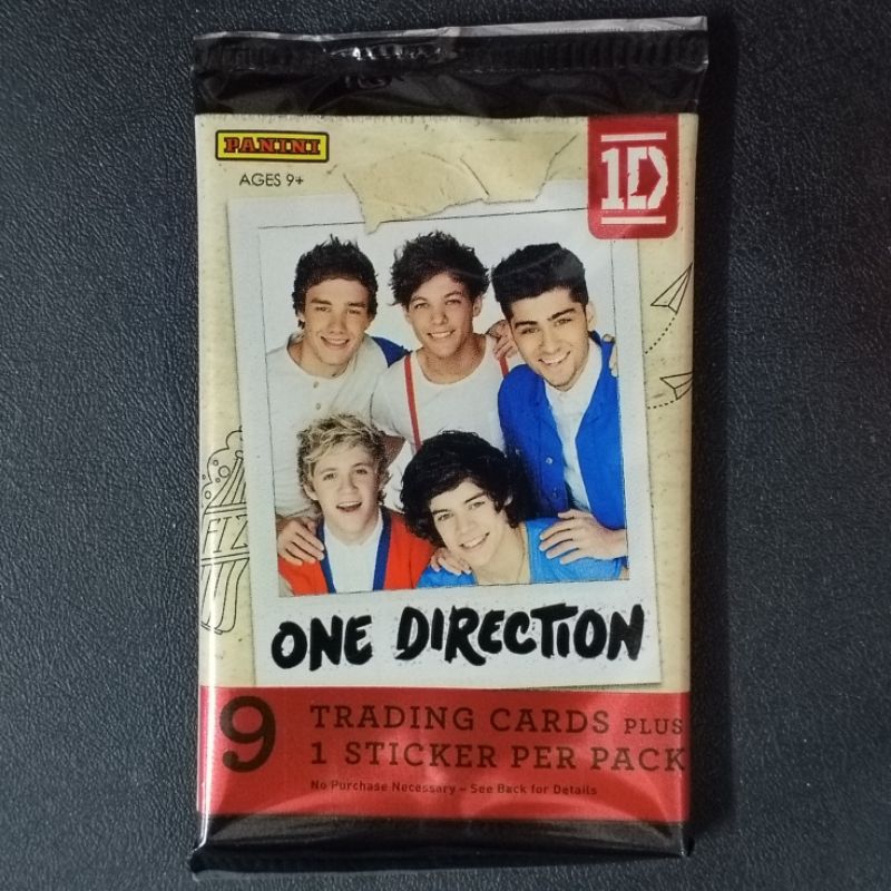 (Sealed Pack) ซองสุ่มการ์ดศิลปินวง วัน ไดเรคชั่น ONE DIRECTION TRADING CARDS & STICKER COLLECTION 1D