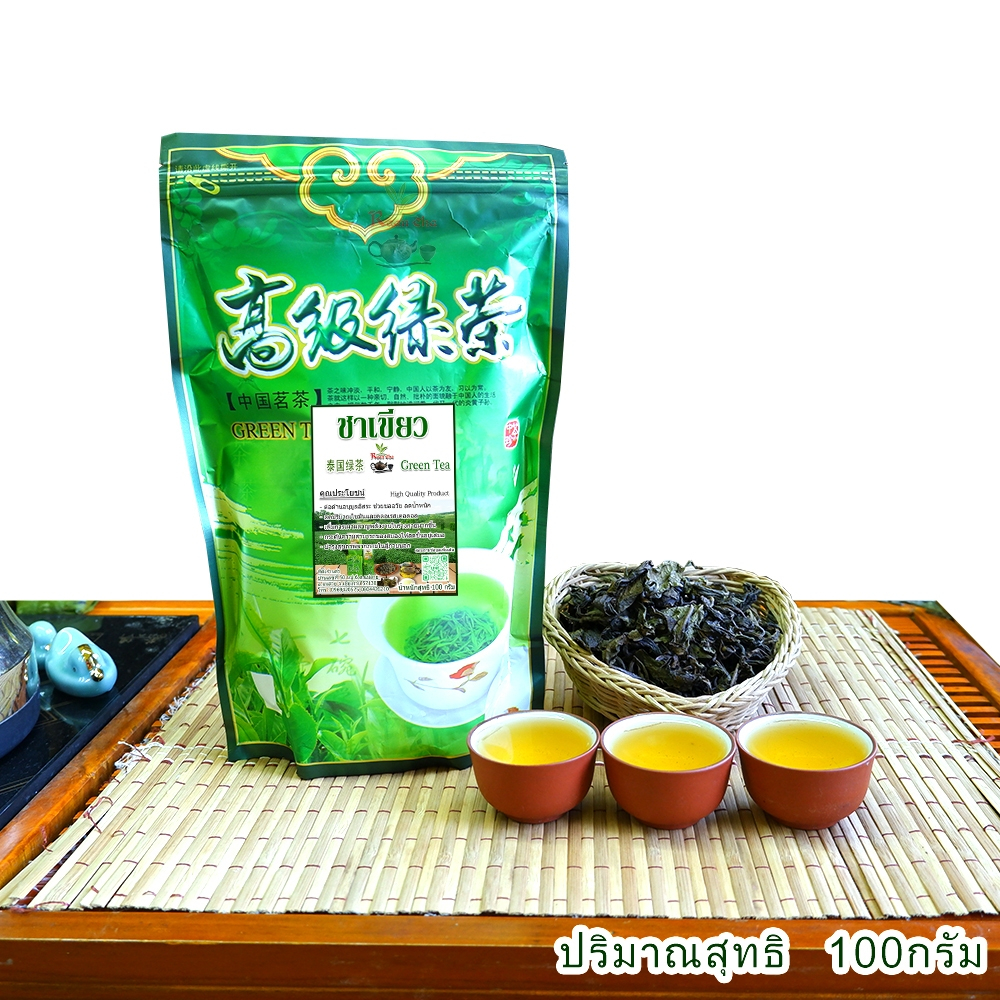 ชาเขียว หอมพิเศษ จากดอยแม่สลอง 100g