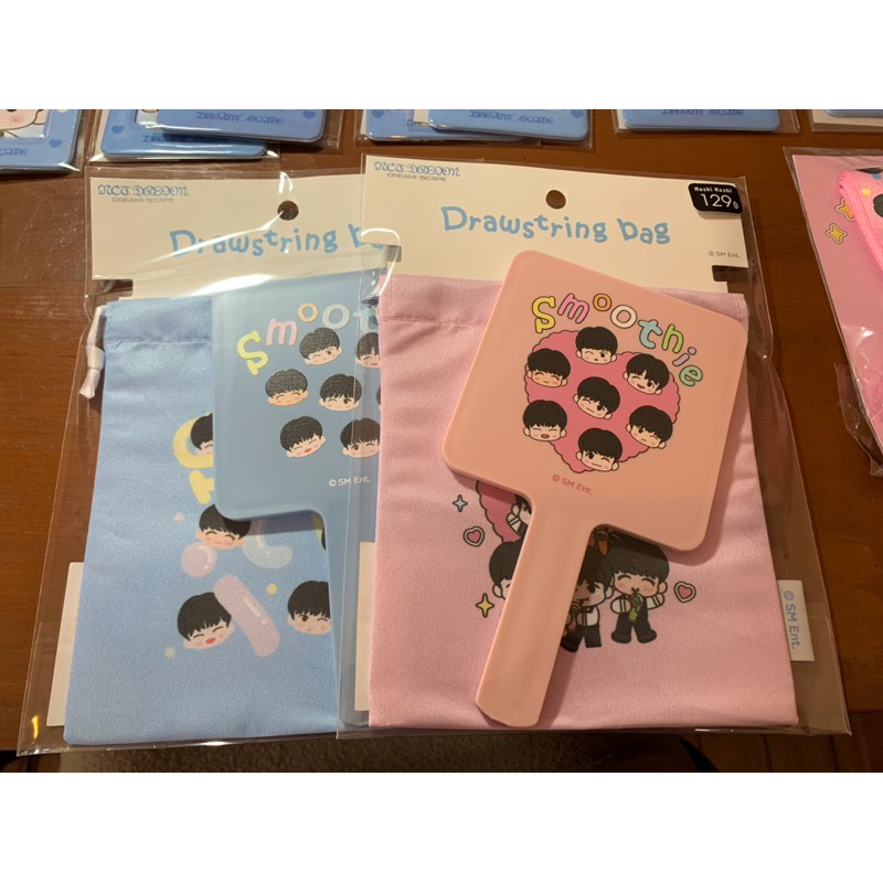 Moshi Moshi x NCT DREAM 2024: Drawstring Bag สีฟ้า/สีชมพู