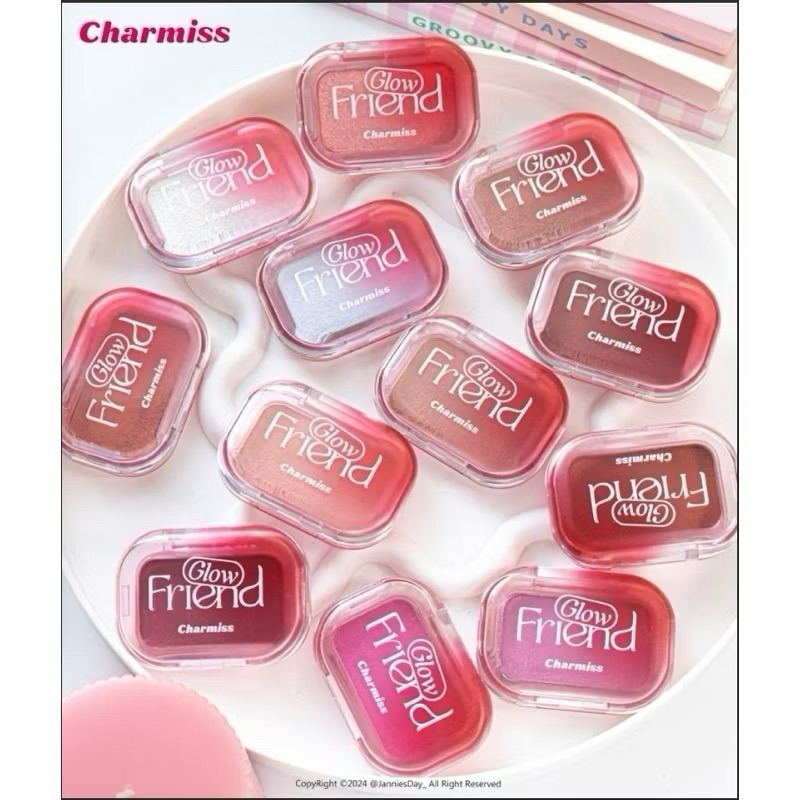 Charmiss Glowfriend Mochi Blush On 3.5 g ชาร์มิส บลัชออนโมจิ สีชัด ติดทน ขนาด 3.5  กรัม