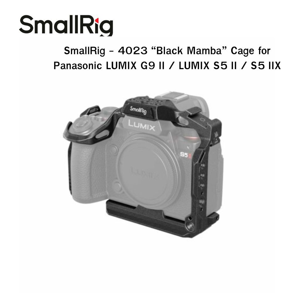 SmallRig - 4023 “Black Mamba” Cage for Panasonic LUMIX G9 II / LUMIX S5 II / S5 IIX ประกันศูนย์