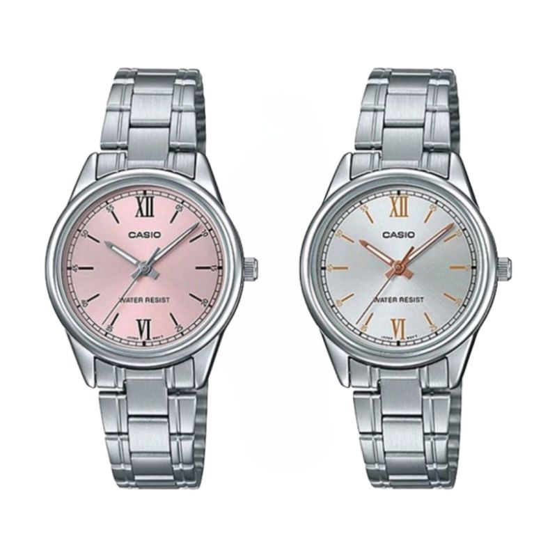 CASIOนาฬิกาข้อมือผู้หญิงรุ่น LTP-V005D LTPV005Lของแท้รับประกัน 1ปี