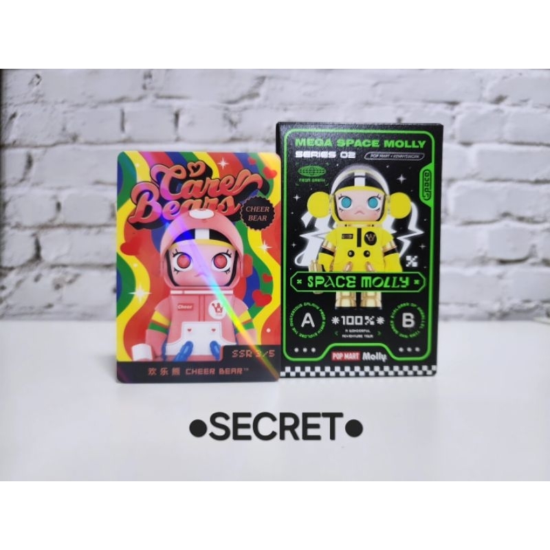 พร้อมส่ง จากไทย SECRET Mega Space Molly V2 CHEER BEAR การ์ดพิเศษ   ของแท้ 100%