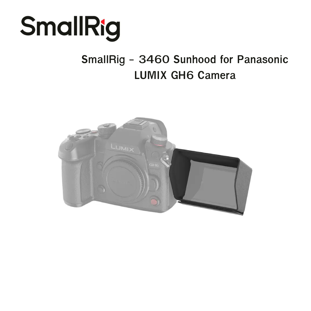 SmallRig - 3460 Sunhood for Panasonic LUMIX GH6 / G9 II / S5 II / S5 IIX / GH7 Camera