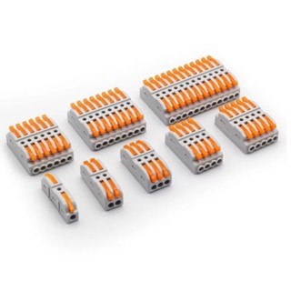 เทอร์มินอลส้ม (แบบมีปีกยึด) (ตัวต่อสายไฟ - เต๋าต่อสายไฟ) (PC…