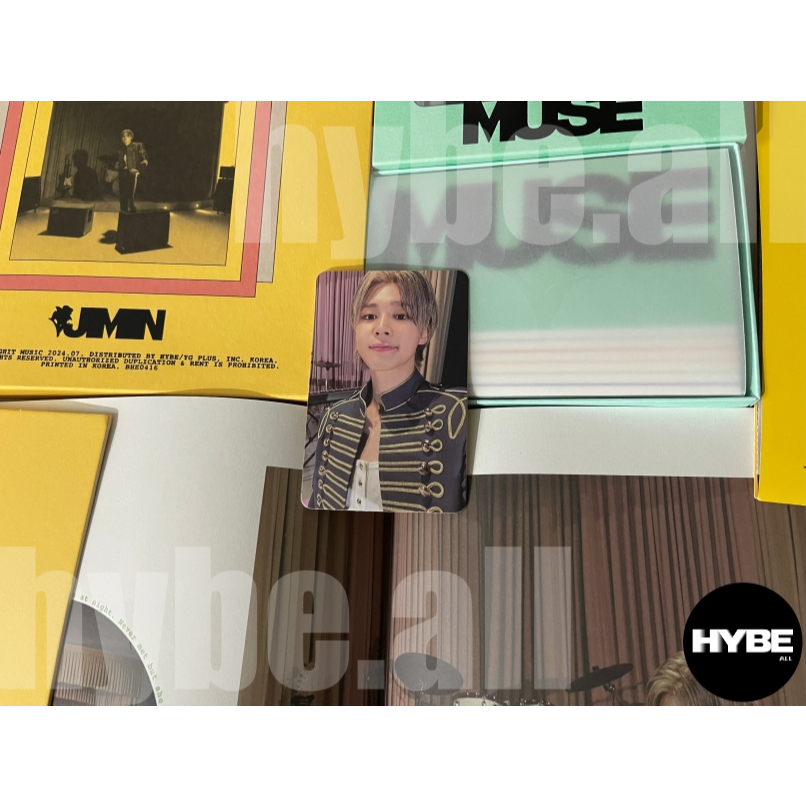 พร้อมส่ง PHOTOCARD,POSTCARD JIMIN [BTS] 'MUSE' ของแท้ 100%