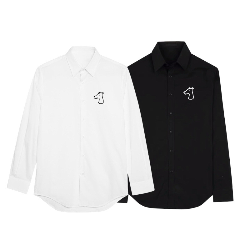 VIPSHIRT เสื้อเชิ้ตแฟชั่นแขนยาว พิมพ์ลาย รุ่น SM00776