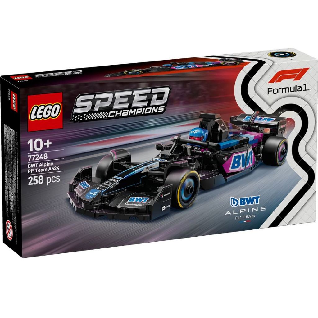 LEGO® Speed Champions BWT Alpine F1® Team A524 Race Car 77248
