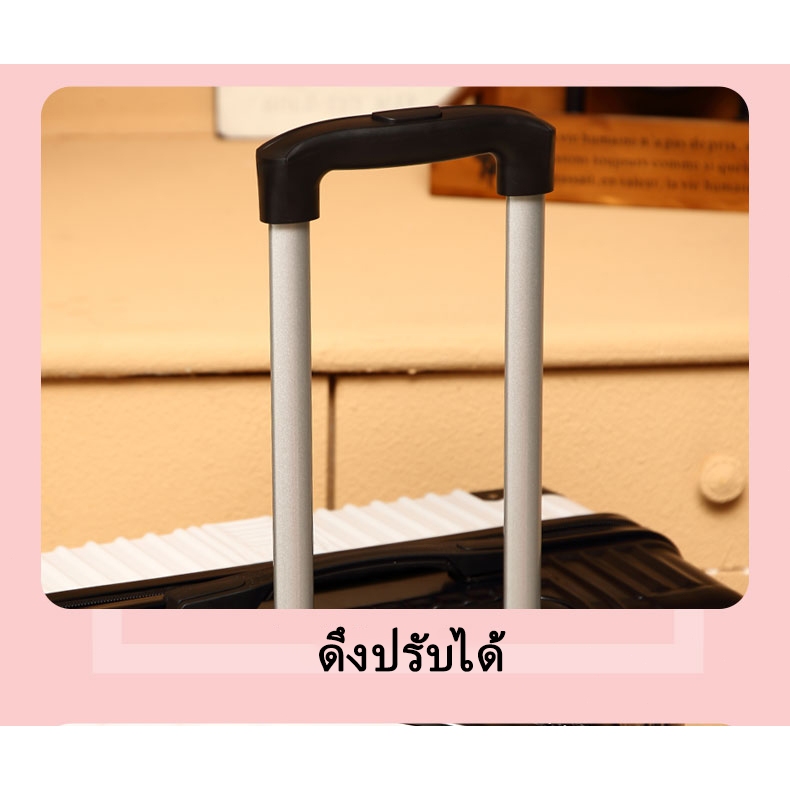BAGOO  กระเป๋าเดินทาง 20 24 นิ้ว มาพร้อมล้อเลื่อนเงียบ360 องศา ทนทาน Luggage
