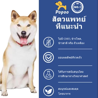 Popoo แพ็คสุดคุ้ม 2สูตร โปรไบโอติกสำหรับสุนัข และ Aller-Immune for Dogs ขนมสุนัข ช่วยระบบทางเดินอาหารและเสริมภูมิคุ้มกัน