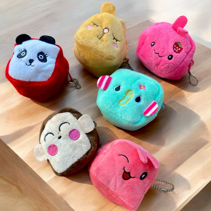 12 ชิ้นคละลาย กระเป๋าใส่เหรียญ E0090