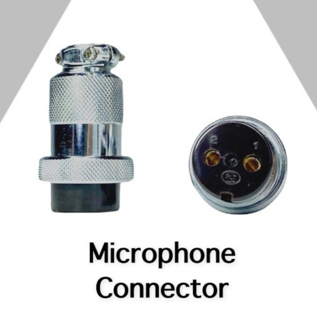 หัวต่อ 2 Pin Line Female Microphone Connector 10A DC 32V (แพ๊ค1ชิ้น)