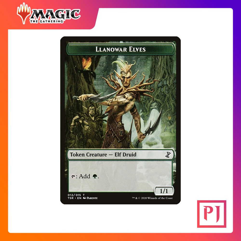 [MTG] Llanowar Elves Token [TSR] [TOKEN] [COMMON] [NORMAL] [ENG] (การ์ดเมจิค / Magic the Gathering)