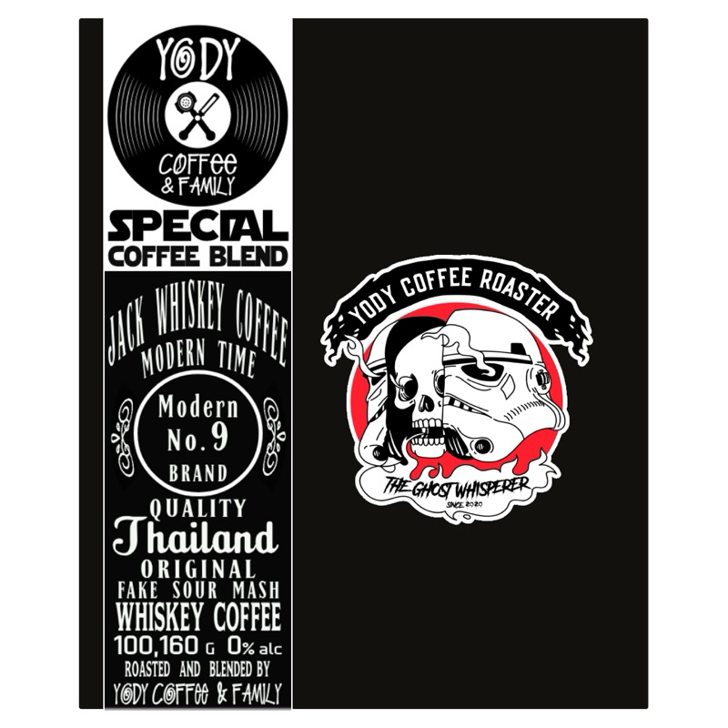 🥃Jack D. Coffee Blend (Whiskey) Yody Coffee กาแฟ เมล็ดกาแฟวิสกี้โปรเซส โยดี้คอฟฟี่