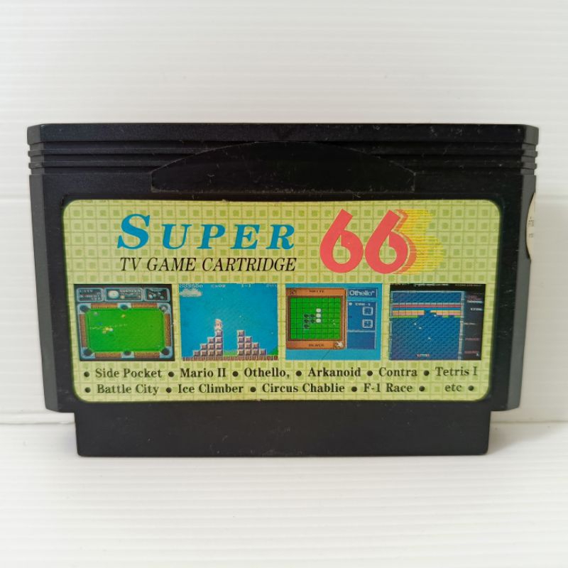 ตลับเกม 66 in 1 เกมไม่ซ้ำ ชื่อไทย ซุปเปอร์ 66 in 1 Family เกมรวมดีในตลับ ตลับยุค90