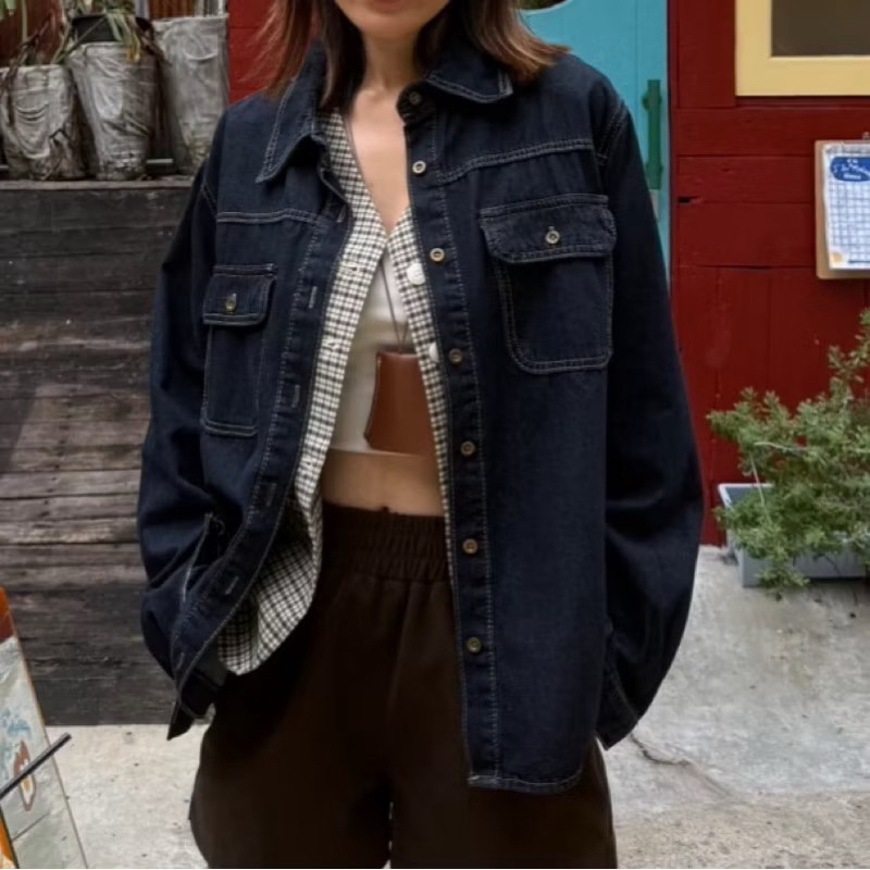 ส่งต่อ เชิ้ตยีนส์ทรง oversize | knockknockth