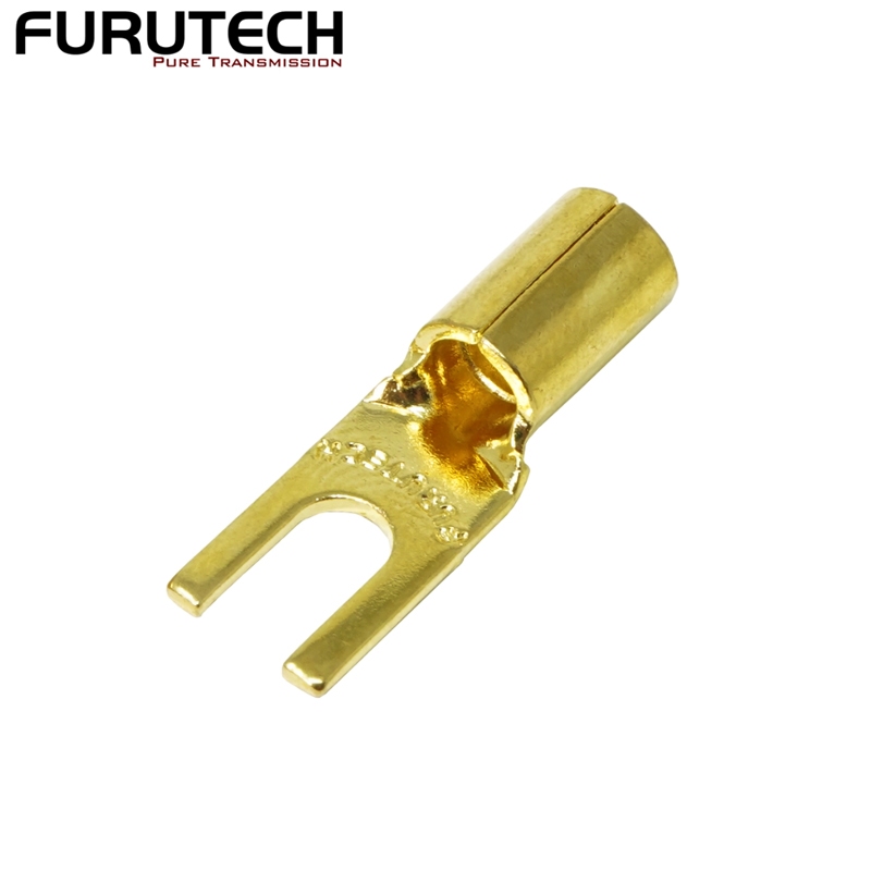 ของแท้จากตัวแทน FURUTECH FP-209-10G Gold spade terminal audio grade made in japan แบ่งขายแยกต่อหัว/ 