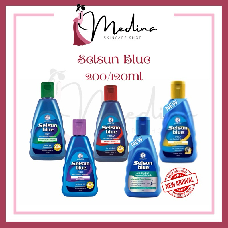 แชมพูขจัดรังแค ยอดนิยม Selsun Blue Anti-Dandruff Shampoo 200ML | 120ML