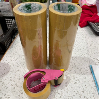 เทปพันกล่องม้วนละ 23 บาท  เทปพันกล่องโฟม 100 หลา หนา เหนียว …