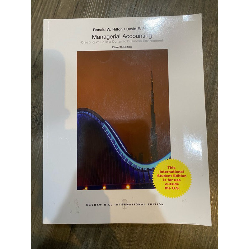 Managerial Accounting | McGRAW HILL International Edition