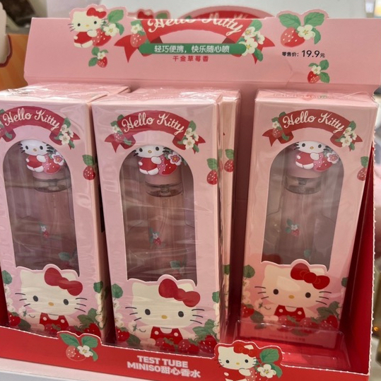 น้ำหอม miniso kitty และกลิ่นแป้งเด็ก