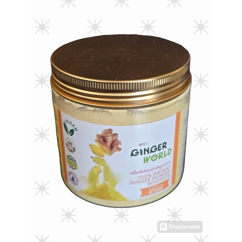 ขิงผง 100% สูตรไม่มีน้ำตาล เผ็ดและหอมขิงมาก