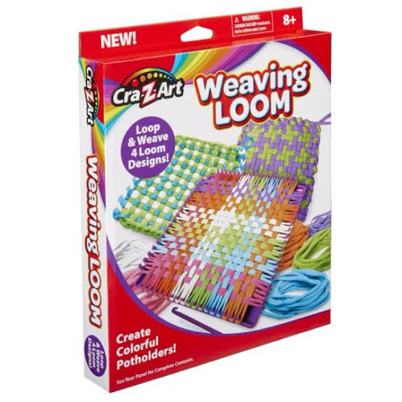 Cra-Z-Art Weaving Loom: Colorful & Creative Crafting Joy, Easy Square Panel Creations!
