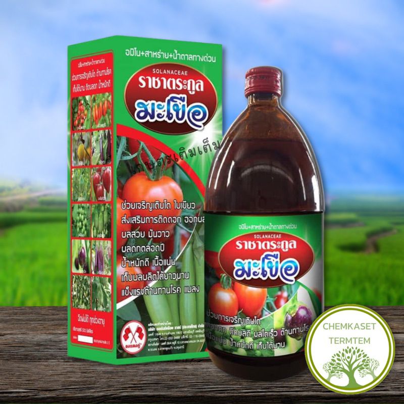 ☘️ราชาตระกูลมะเขือ ขนาด 500 ซีซี ☘️ ✔️หัวเชื้ออะมิโน+สาหร่าย+น้ำตาลทางด่วน