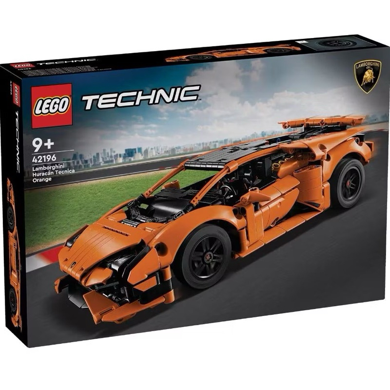 LEGO Technic 42196 Lamborghini Huracán Tecnica Orange by Bricks_Kp