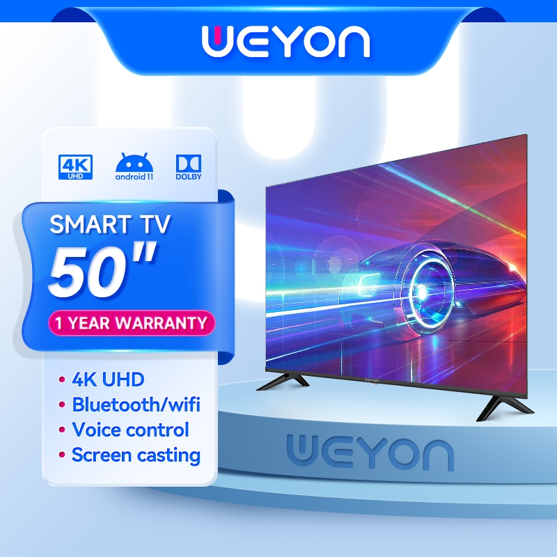 WEYON สมาร์ททีวี Android 50 นิ้ว LED Smart TV 4K YouTube/WiFi (รุ่น S-50wifi)
