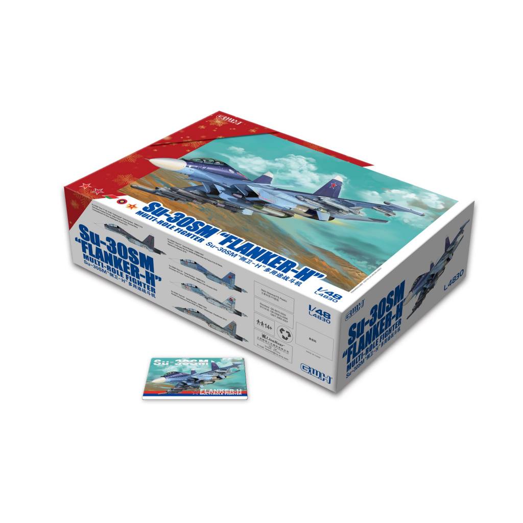 โมเดลประกอบ G.W.H. 1/48 L4830 Su-30SM "Flanker H" Multirole Fighter (ต้องประกอบทำสี)