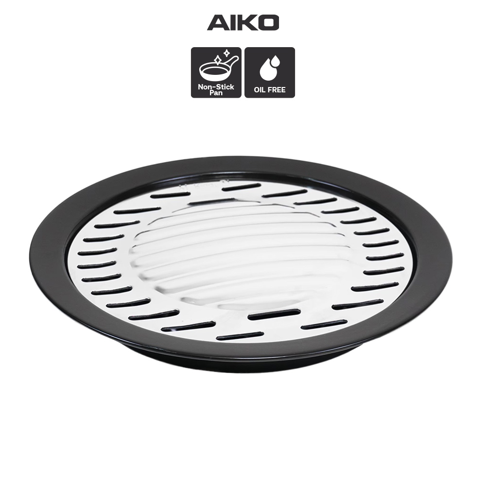 AIKO AK-33SS ตะแกรงปิ้งย่างสแตนเลส ฟู้ดเกรด 304   BBQ Grill Plate Stainless Steel 304