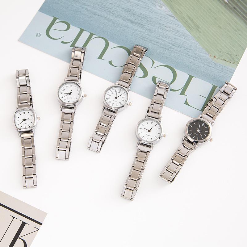 [จัดส่งในกทม]2024 นาฬิกาผู้หญิงใหม่ นาฬิกาควอตซ์แฟชั่น นาฬิกาดิจิตอลสไตล์เรโทรเรียบง่ายนาฬิกาผู้หญิง - รูปที่ 4