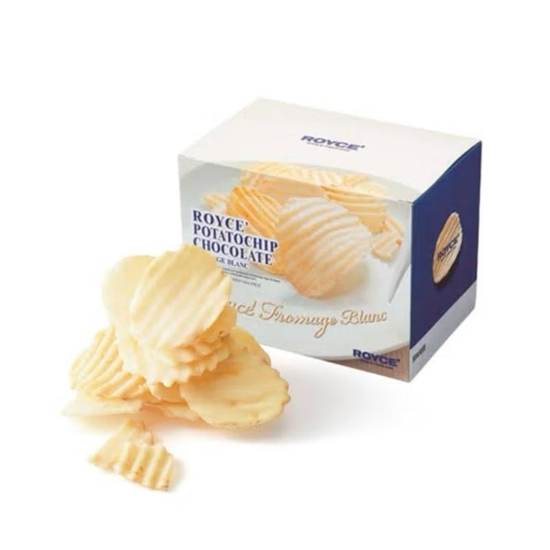 พร้อมส่ง มันฝรั่งRoyce Potatochip Chocolate  Fromage Blanc กล่องขาว