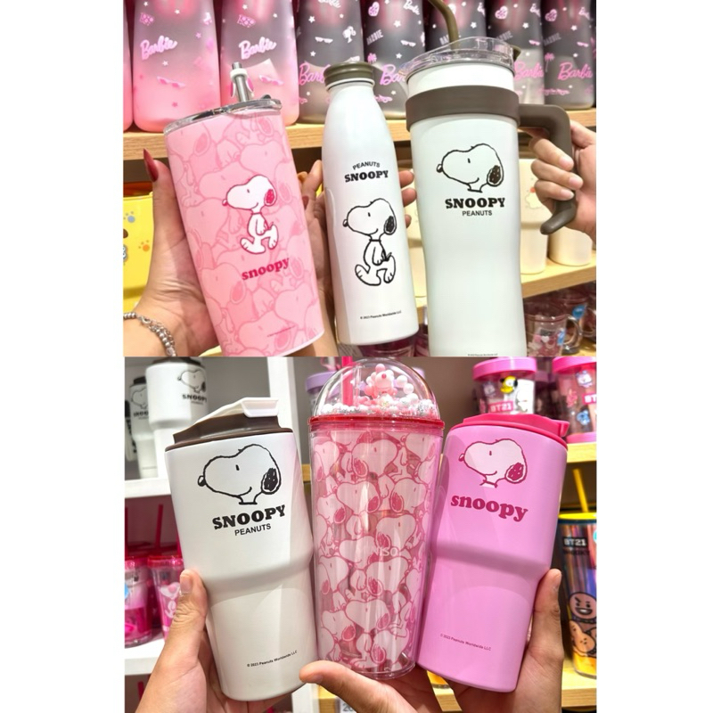 MINISO&SNOOPY แก้วน้ำขวดน้ำเก็บความเย็นสินค้ามีจำนวนน้อยพร้อมส่งลิขสิทธิ์แท้