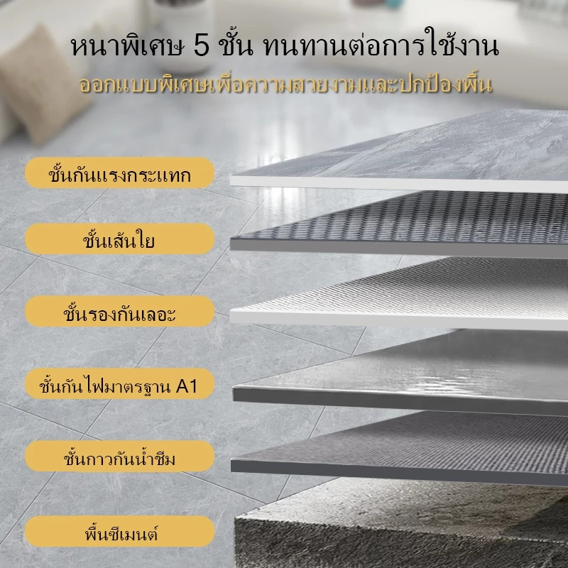 🔥ข้อเสนอพิเศษ🔥30*60/30 ซม วอลเปเปอร์ 3 มิติ ขนาด วอลเปเปอร์ห้องครัว วอลเปเปอร์ลายหินอ่อน วอลเปเปอร์ห้องนอน thumbnail 3