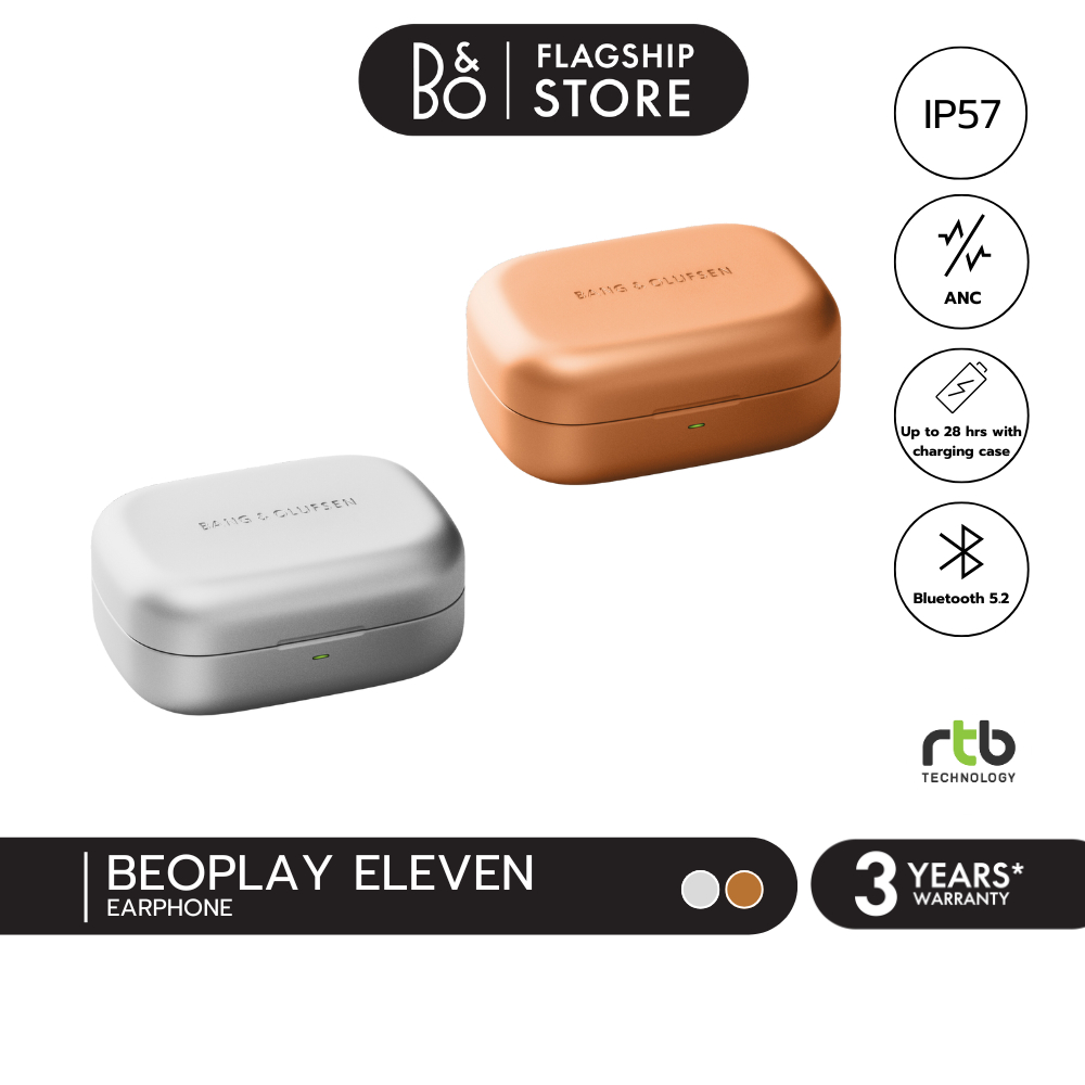 Bang & Olufsen (B&O) Beoplay Eleven หูฟังไร้สาย In-Ear Noise Cancelling Earbuds