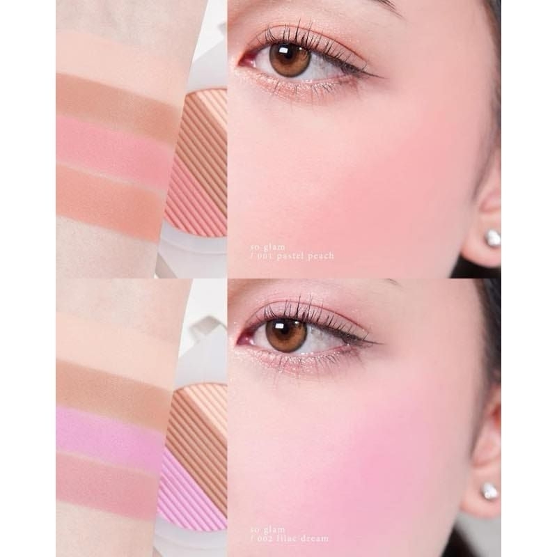 So Glam Palette to Perfect พาเลททรีโอ แบบเลเยอร์ๆ อันนี้เริ่ด ไฮไลท์-คอนทัวร์-บลัชออน จบเลยตลับเดียว