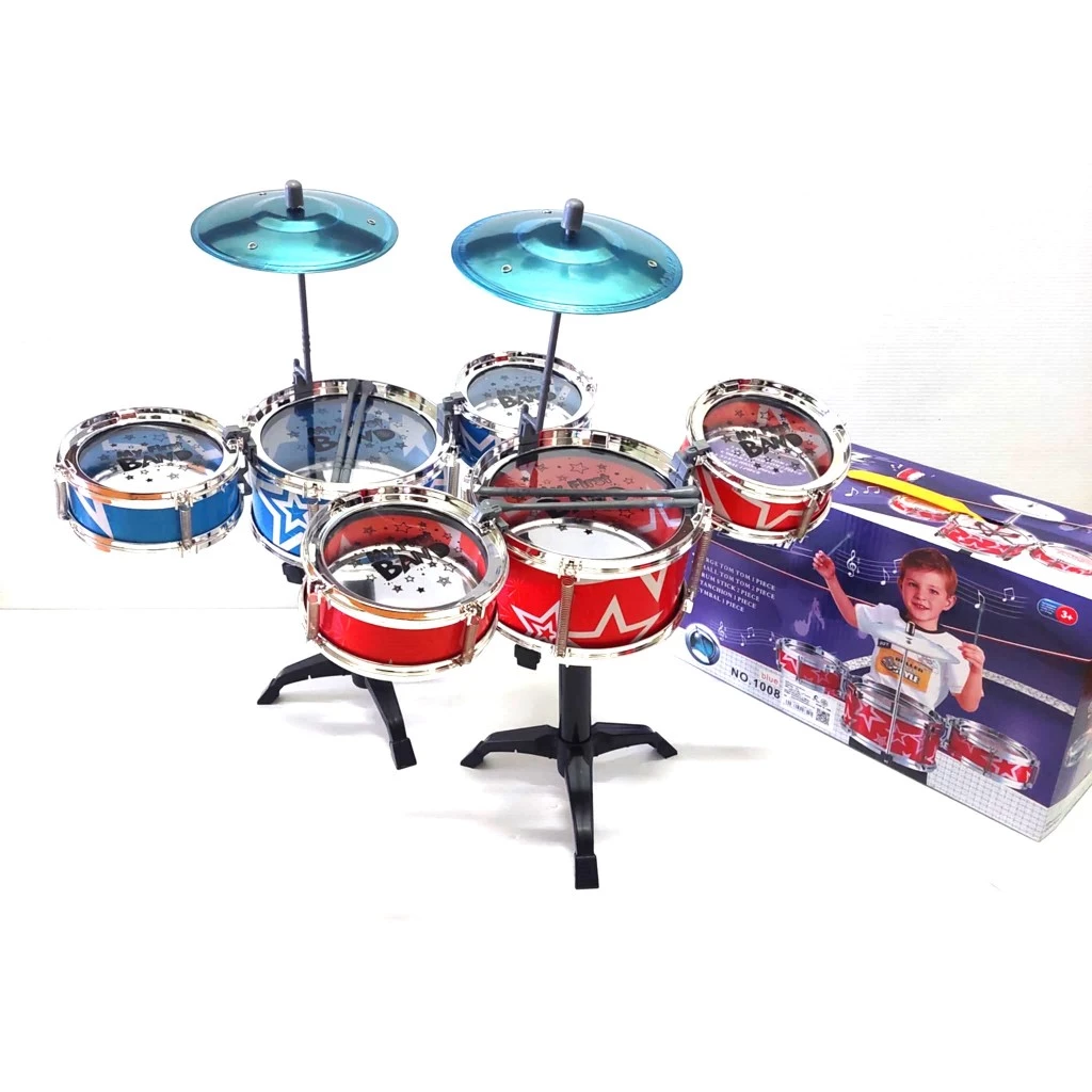Drum Set ชุดกลองของเด็กเล่น พร้อมอุปกรณ์ thumbnail 9