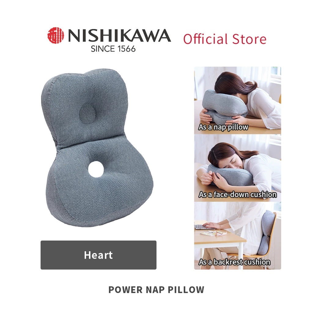 【Direct from Japan】POWER NAP PILLOW Heart  Nap pillow, cushion, neck pillow, arm pillow, mobile pill