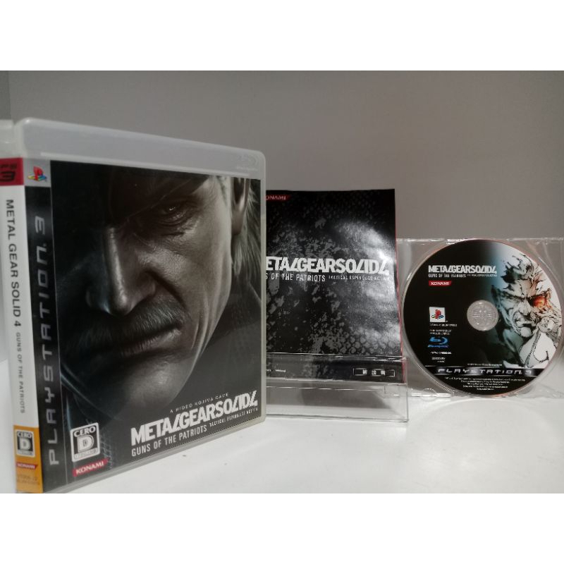 แผ่นเกมส์ Ps3 - Metal gear solid 4 : Guns of The Patriots (Playstation 3) (ญี่ปุ่น)