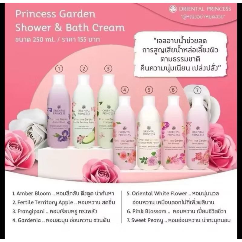ครีมอาบน้ำ Oriental Princess 250ml.