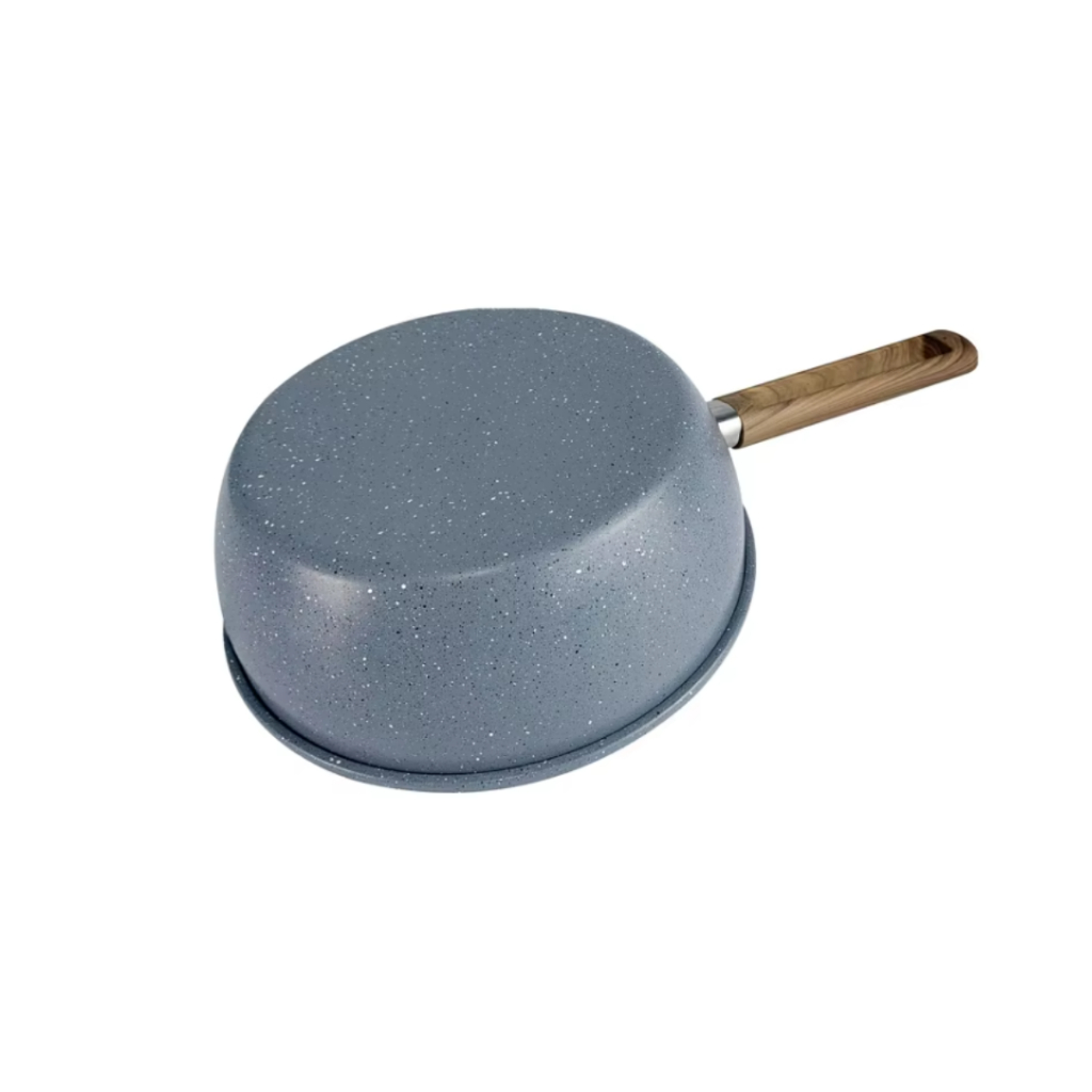 ใหม่ 2025 หม้อ กระทะ เคลือบแกรนิต พร้อมฝาแก้ว ด้ามจับไม้ สามารถใช้ได้กับเตาทุกประเภท ขนาด 16cm 20cm มีทั้งหมด 3 สี - รูปที่ 6