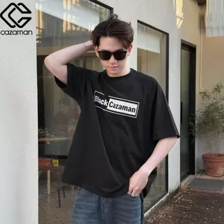CAZAMAN เสื้อยืดคอกลม เสื้อยืดงานสกรีน คุณภาพดี ทรงสวย 2402