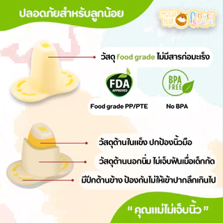 MOLAR BEAR I FINGER SLEEVE ปลอกนิ้วช่วยแปรงฟัน ป้องกันการโดนกัด ช่วยในการแปรงฟันเด็กเล็ก โมล่าร์แบร์ I MARKIN.Babe