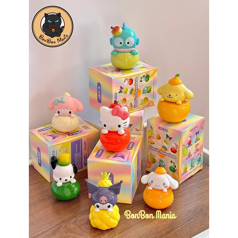[แบบแยก-เลือกตัวได้]Sanrio Characters Fruit Sandwich Assembled Figures series blind box set