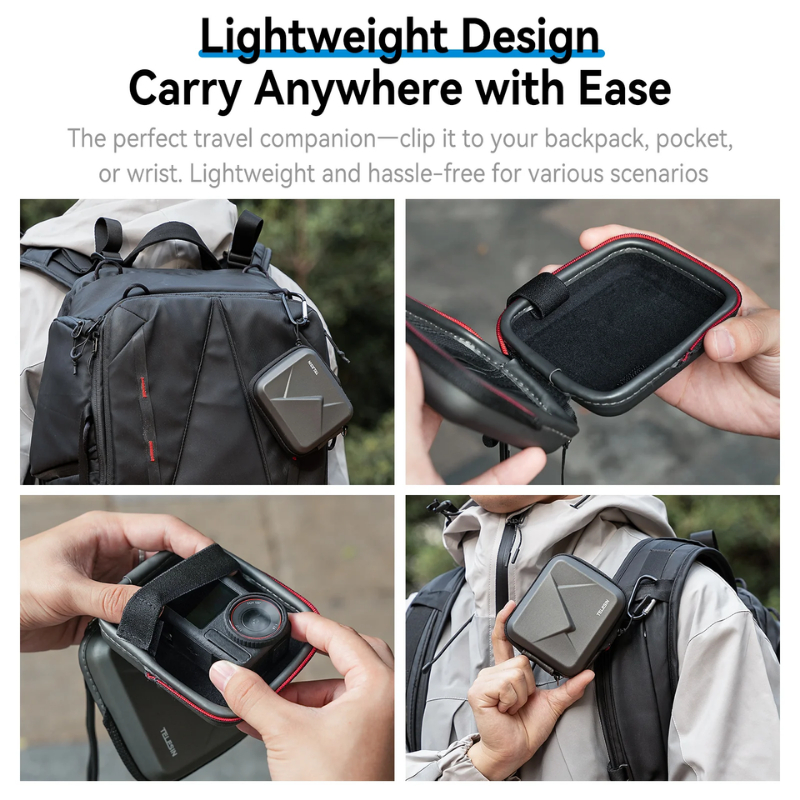 Telesin Shockproof & Pressure-Resistant Storage Case เคสกันกระแทกใส่ตัวกล้อง