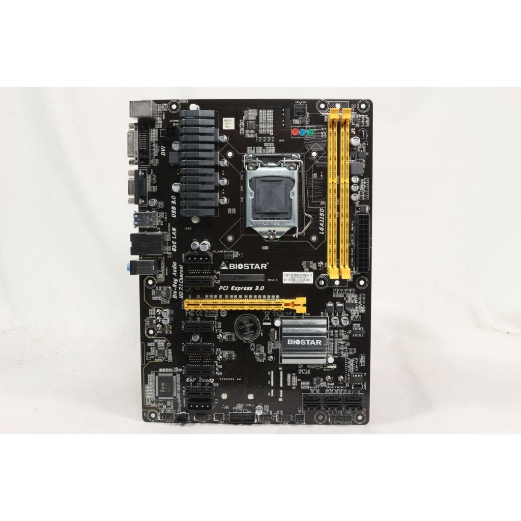 MAINBOARD แถม CPU แถม RAM 1150 BIOSTAR TB85 DDR3 + CPU PENTIUM G3430 3.30 GHz + RAM DDR3 4G ขายยกชุด